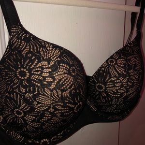 AERIE SIZE 40b PUSH UP DEMI CUP BRA